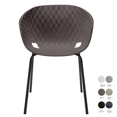 Fauteuil d’extérieur UNI-KA 594 / Marron–Noir / Et al.