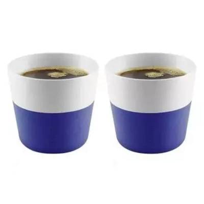 Lot de 2 tasses Lungo en bleu électrique - Eva Solo