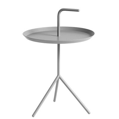 Table de salon DLM  / Ø 38 x H 44 cm / Gris