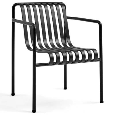 Fauteuil à manger PALISSADE / H. assise 45 cm / Anthracite