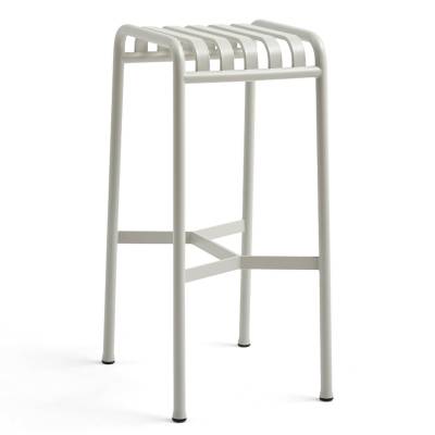 Tabouret de bar PALISSADE / H. 78 cm / Gris Ciel