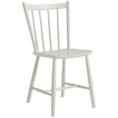 Chaise J41 / H. 82,5 cm / Hêtre / Blanc