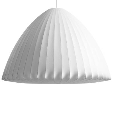 Grande suspension BELL BUBBLE Ø 1,06 m / Blanc / Hay