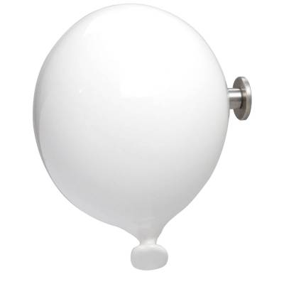 Patère décorative MINI BALLOON / Céramique / Blanc