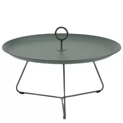 Table basse EYELET / Ø 70 x H. 35 cm / Métal / Vert Sapin / Houe
