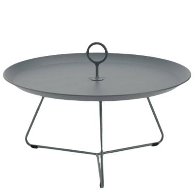 Table basse EYELET / Ø 70 x H. 35 cm / Métal / Gris Foncé / Houe