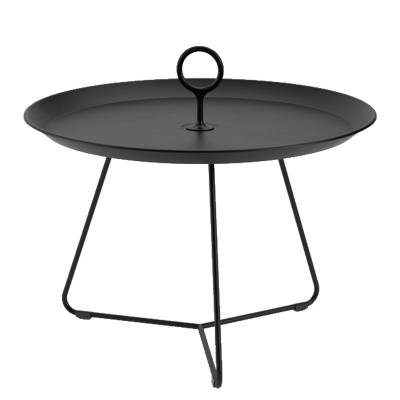 Table basse EYELET / Ø 57,5 x H. 41 cm / Métal / Noir / Houe