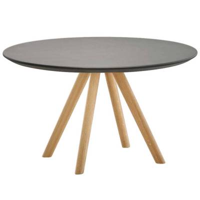 Table basse STIKS / H 40 cm, Ø 60, 70, 80 / Chêne