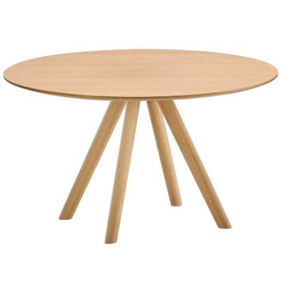 Table basse STIKS / H 40 cm, Ø 60, 70, 80 / Chêne