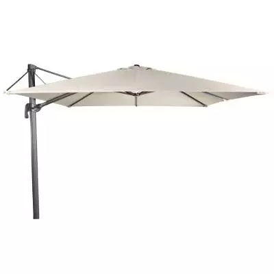 Parasol inclinable FLEX / 3 x 3 m / Toile Beige Sable