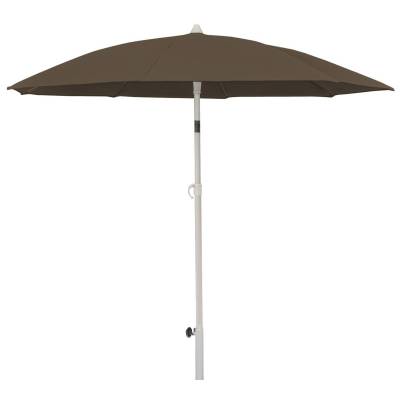 Parasol droit d'extérieur ONR / Ø. 2 m / Moka