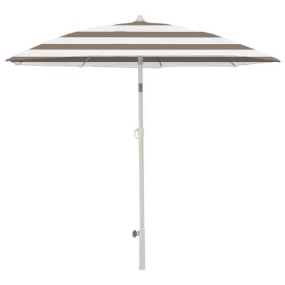 Parasol droit ONR - Avec ou sans volant / Rayure Taupe