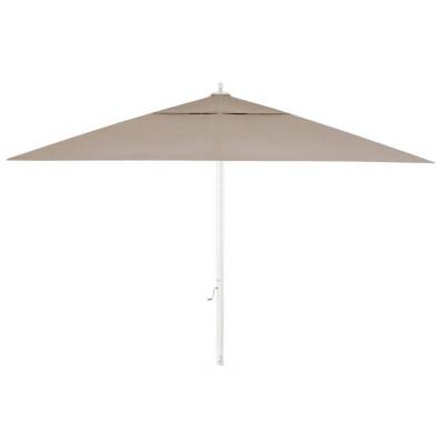 Parasol de jardin RIA / 400 x 400 cm / Toile Taupe