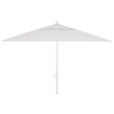 Grand parasol carré RIA 4 x 4 m / Toile Olefin / Blanc