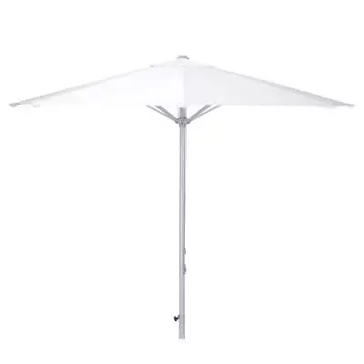 Parasol droit VIRGO / Ø 300 cm / Blanc
