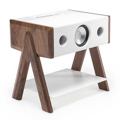 Enceinte CUBE CS / Bois laqué blanc / La Boite Concept