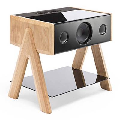 Enceinte acoustique CUBE / Noir-Chêne / La Boite Concept