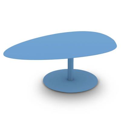 Table grande GALET / Intérieur / Azur / Matière grise