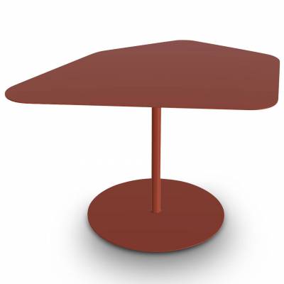 Table basse KONA / Intérieur ou Extérieur / Terracotta / Matière grise