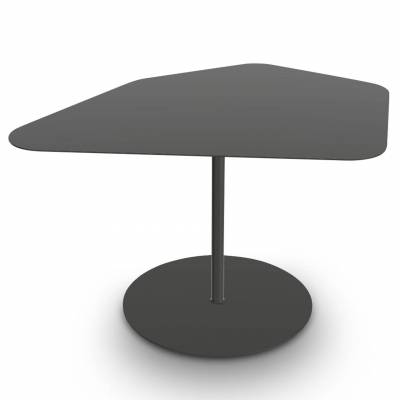 Table basse KONA / Intérieur ou Extérieur / Anthracite / Matière grise