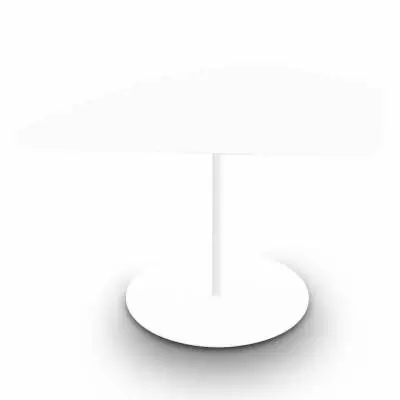 Table basse Kona / Intérieur ou Extérieur / Blanc + 4 coloris