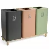 trio de poubelles ARKAD - marque Mizetto