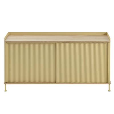 Buffet ENFOLD / l. 125 cm / Chene et Jaune