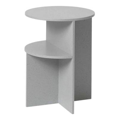 Table D'Appoint HALVES SIDE / H. 47 cm / Gris / Muuto