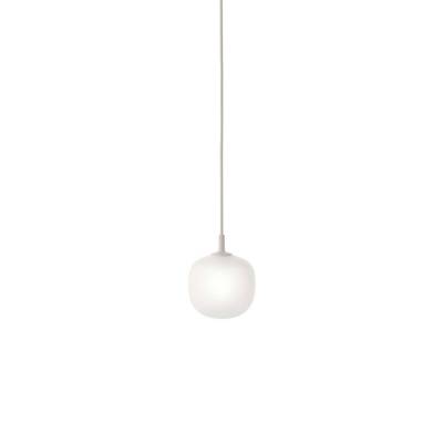 Suspension RIME / Ø12 cm / Gris / Verre / Muuto