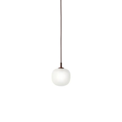 Suspension RIME / Ø12 cm / Rouge foncé / Verre / Muuto