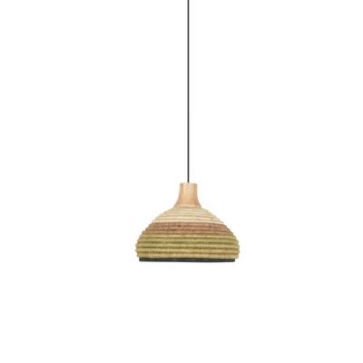 Suspension GRASS en rotin et abaca / XS / Vert / Forestier