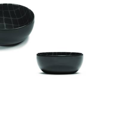 Petit bol en porcelaine PACIFIC ZUMA / Ø 12,5 cm / Gris foncé / Sérax