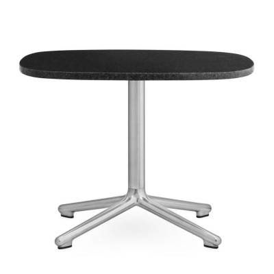 Table d'appoint ERA / H 45 cm / Alu et Noir / Normann Copenhagen