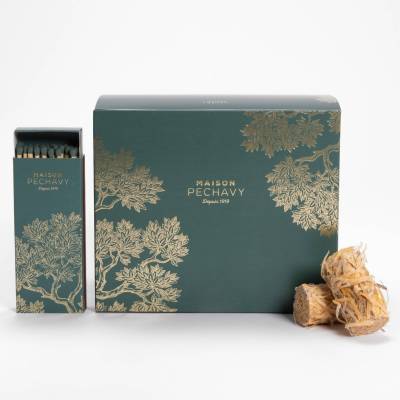 coffret josephine allume-feu et allumettes / maison pechavy