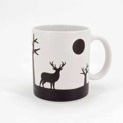 Tasse forest noir à thé et café / Reine mère