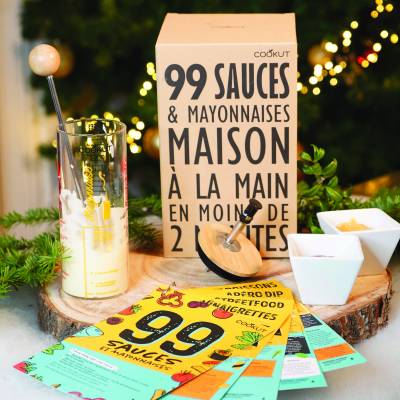 Coffret pour réaliser 99 sauces maison soit même / Cookut