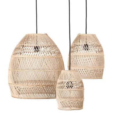 Lot de 3 abat-jours RECYCLED MOON SMALL / 3 dimensions / Plastique Naturel