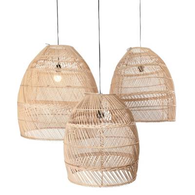 Lot de 3 abat-jours RECYCLED MOON / 3 dimensions / Plastique Naturel