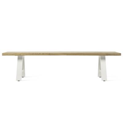 Banc outdoor MATTEO / Pied blanc / VINCENT SHEPPARD