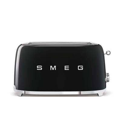 Toaster / 4 tranches / Brillant / Noir / SMEG