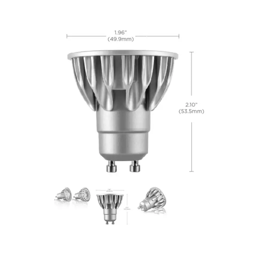 Ampoule GU10 36° 7,5W dimmable / Led 2700K 3000K