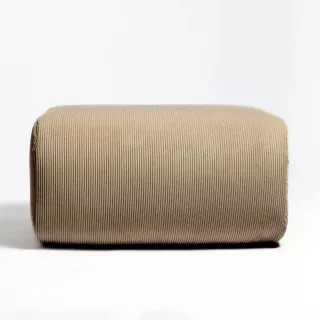 Pouf POP / Velours beige / Plusieurs coloris / Maison JEUDI