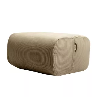 Pouf POP / Velours beige / Plusieurs coloris / Maison JEUDI