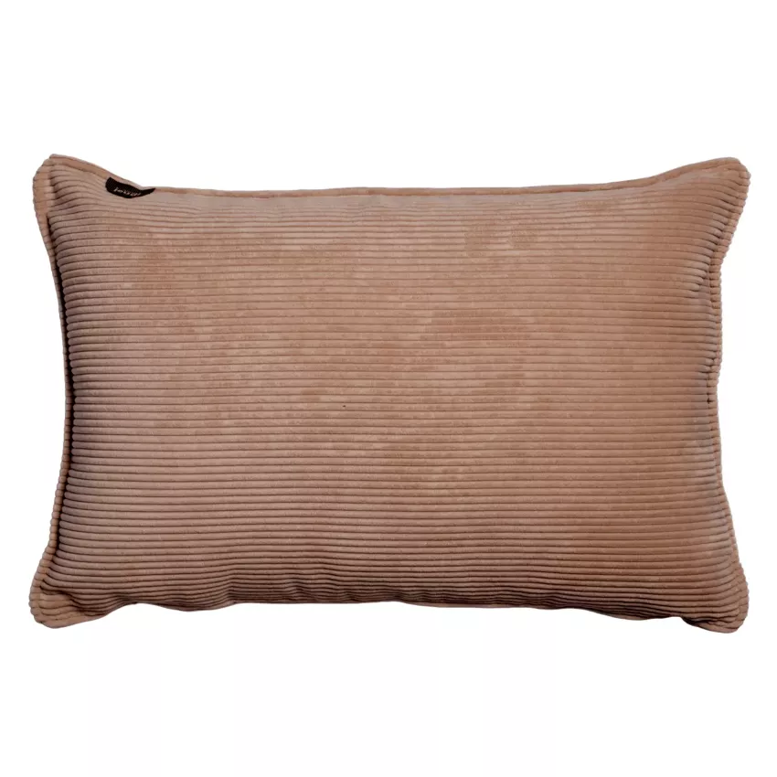 Coussin POP beige / Velours côtelé / Maison Jeudi